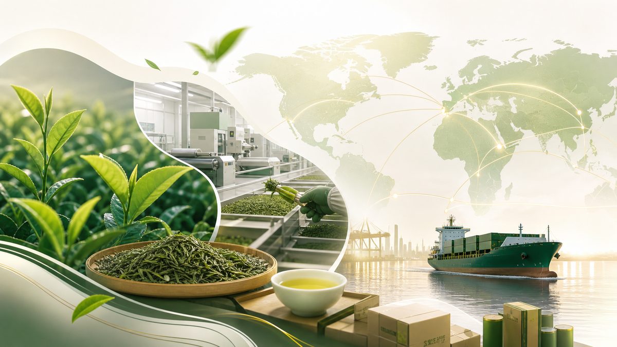 China’s Tea Export Market Brings New Demand for Green Tea, Jasmine Tea, and Beverage Tea Bases