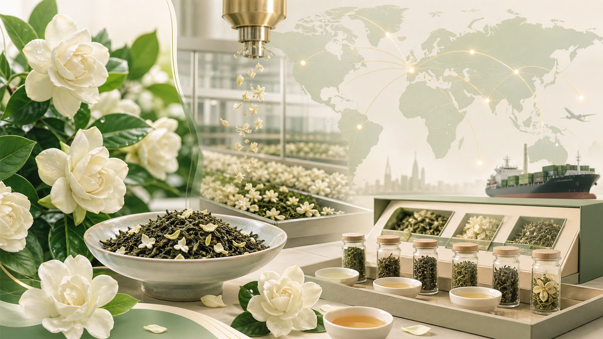 Gardenia-Scented Tea Offers a Distinctive Floral Option for Tea Brands